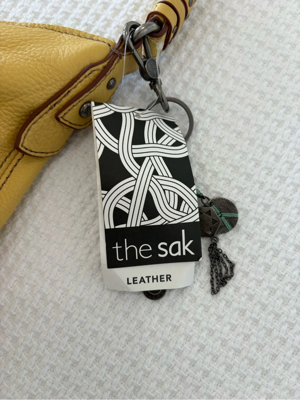 The Sak Sequoia NWT Sunshine Yellow Leather Hobo Bag